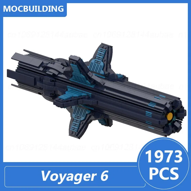 Voyager Moc Building Blocks, DIY Assemble Bricks, Space Collection Display, Brinquedos Educativos de Natal, Presentes, 1973Pcs, Modelo 6