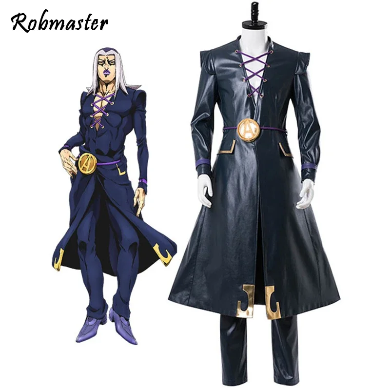 

Anime JOJO's Bizarre Adventure Cosplay Golden Wind Leone Abbacchio Cosplay Costume Uniform Halloween Carnival Costumes men kids