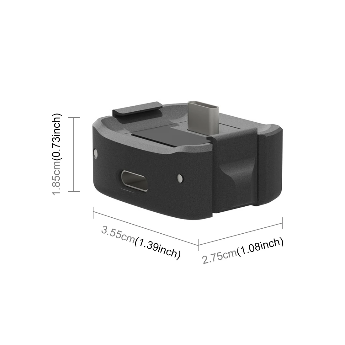 PULUZ USB-C / Type-C Dock Desktop Charging Base Aluminum Alloy Bracket For DJI OSMO Pocket 3 Camera Accessories