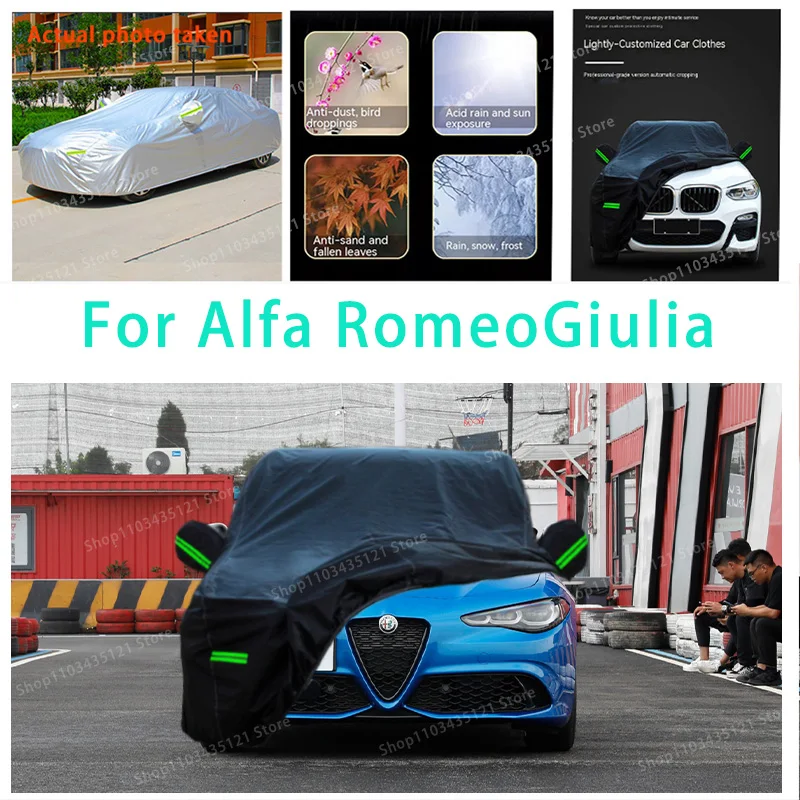 

For AIfa RomeoGiulia auto body protection, anti snow, anti peeling paint, rain, water, dust, sun protection, car clothing