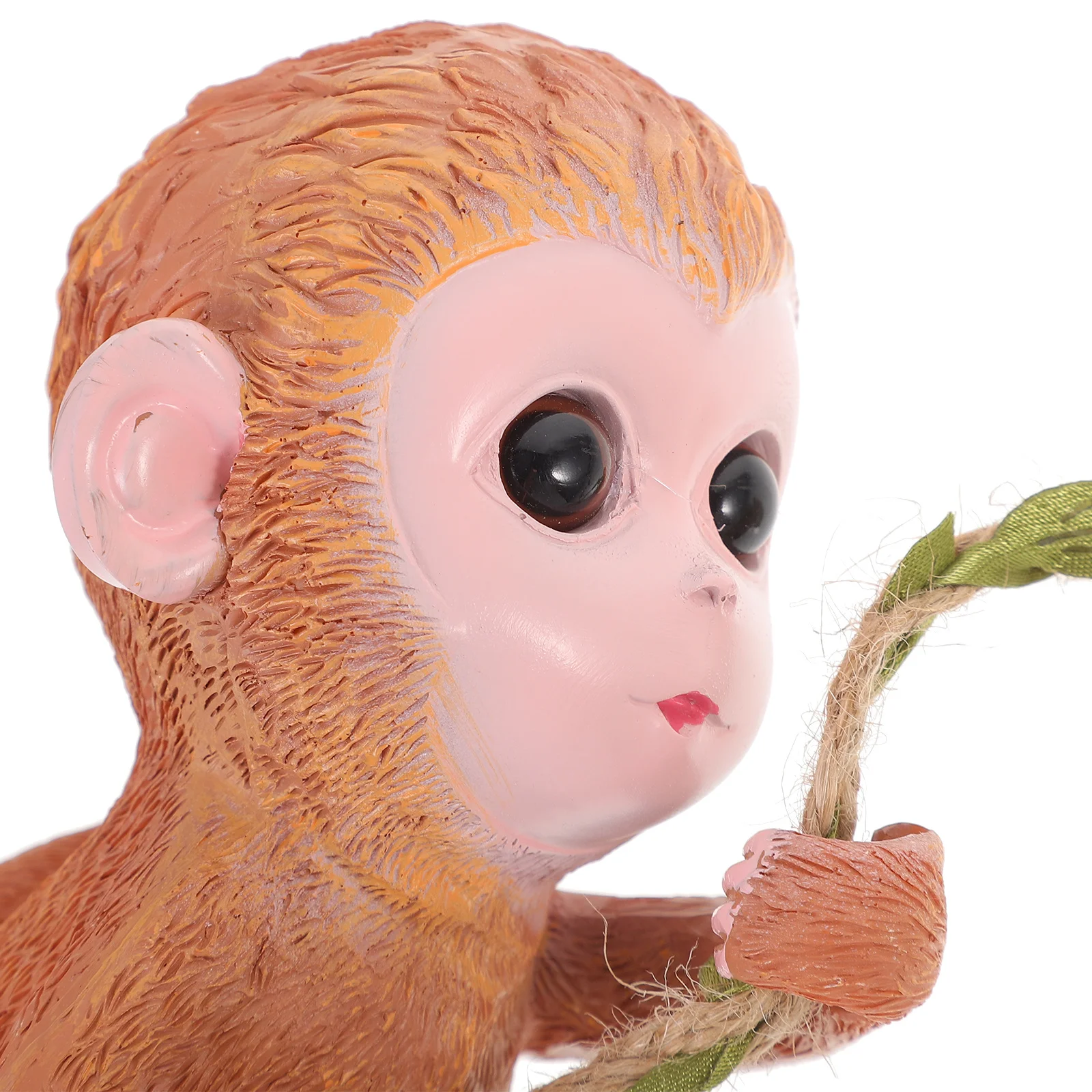 

Очаровательный подвесной орнамент обезьяны из смолы, компактная фигурка обезьяны, садовый декор для двора, аксессуары для сада