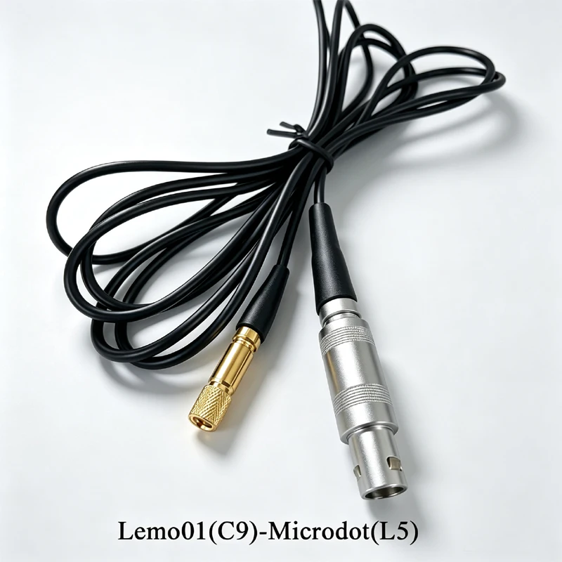 NDT Ultrasonic Probe Cable BNC Microdot LEMO C5‑C9 C9‑C9 Connector Single Cable for Flaw Detector Testing