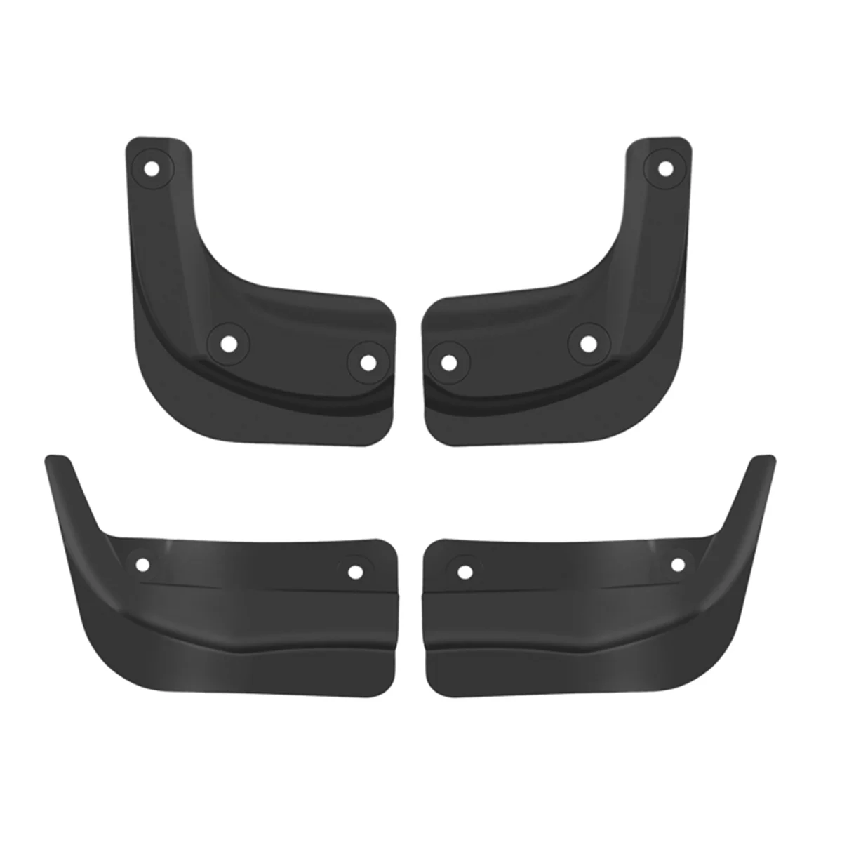 Mudguards Fender for Tesla New Model 3+ Front Rear Wheel Fender Splash Guards Official Mud Guard for Model3 Car