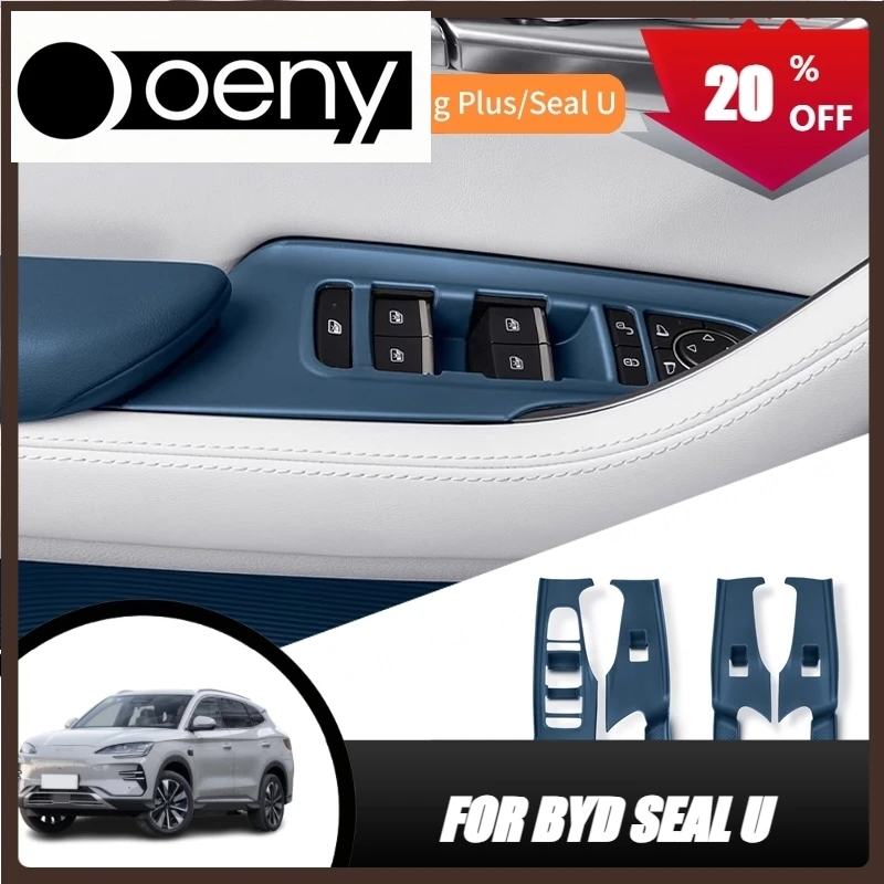 

Fit For Byd Song Plus/Seal u Dmi EV 2020-2025 Car Lifting Panel Handle Silicone Cover Anti-scratch Protective Wear Resistant Pad