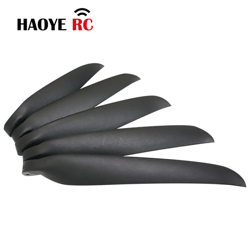 

Haoye 4PCS HY Electric Model Glider Flying Folding Paddle Diameter 6--18.5 Inch Black Folding Propeller for RC Airplane Parts