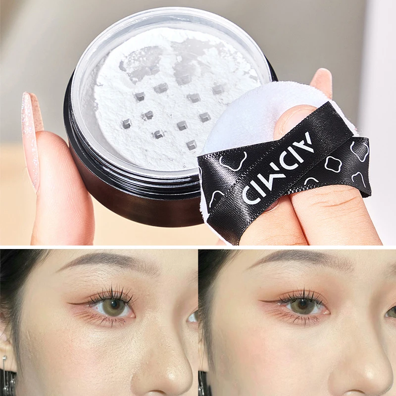 Powder Soft Focus Puff Oil Control Lasting Women Cosmetics Light Skin Matte Natural Makeup Cosmetics