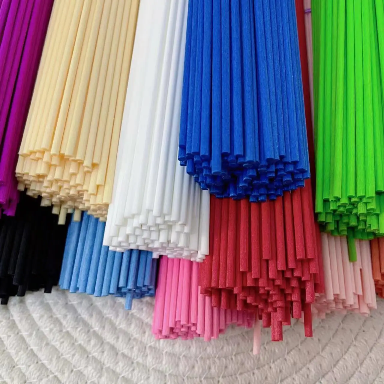 Aromatherapy Reed Diffuser Accessories for Wedding Decoration, Premium Thickened Colorful Aromatherapy Stick, L19cm X 3mm,500PCs