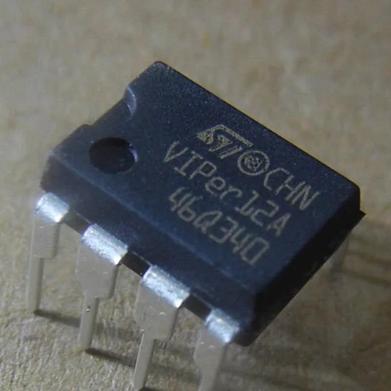 10 Brand New Original Viper12Adip-E, Marked Viper12A, Dip-8 Direct Plug-In Electromagnetic Oven Switching Power Supply Chip