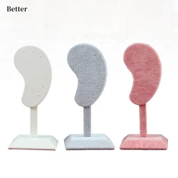 Jewelry Rack Ear Shaped Ear Studs Organizer Colorful Creative Earring Display Shelf Metal High-end Jewelry Display Stand