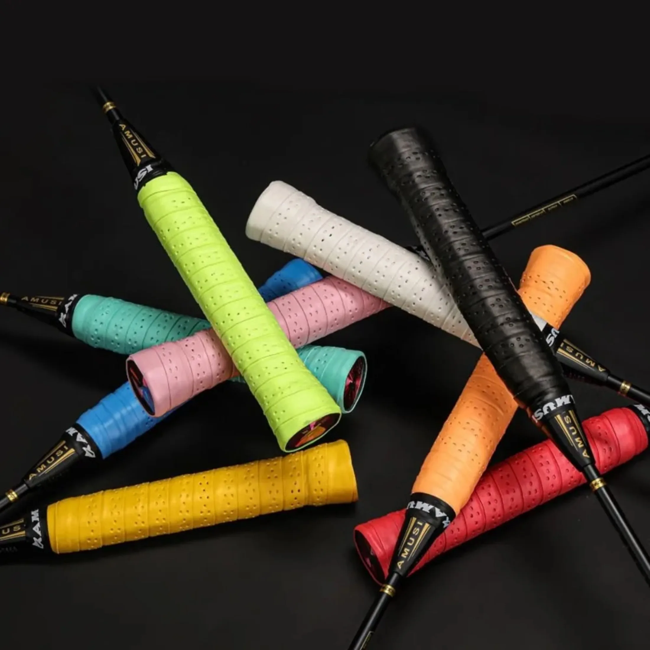 Thickened Badminton Racket Towel Grips Anti-slip Sweat-absorbing Tape for Racket Fishing Rod Slingshots Tennis Towel Grips Tools