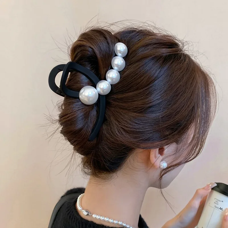 11.5cm Женская кросс - заколка заколка, жемчуг, шпилька, шпилька, шпилька, шпилька, шпилька, модный головной убор