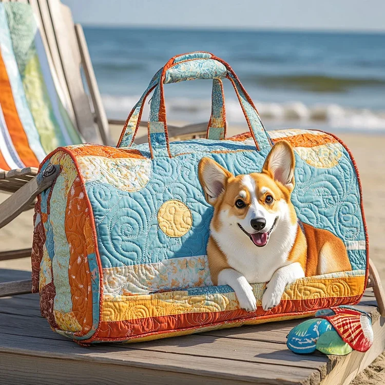 

3D Printed Quilted Bags dog funny Personalized Gifts Custom Bags Handbag Tote Bag Training Travel Bag Beach Hiking Camping