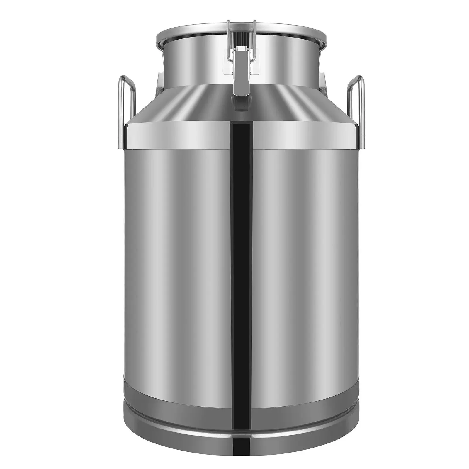 

​​Commercial Milk Can Stainless Steel 60L Silver Cylinder Shape 7kg Net Weight Easy Clean for Edible Oil Liquid Solid​​