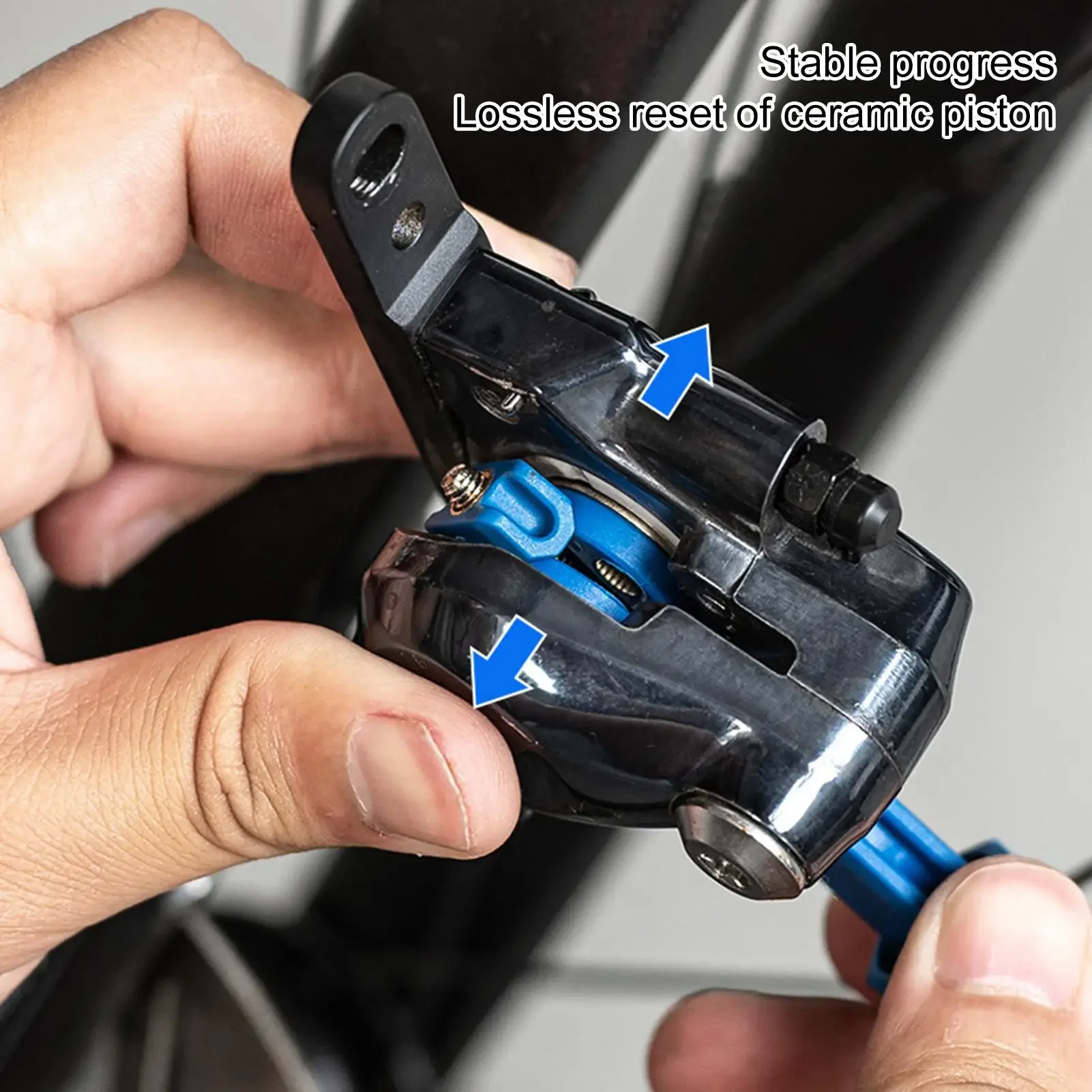 Mountain road bicycle oil disc piston reset hydraulic brake caliper piston extension tool bicycle repair tool image 6