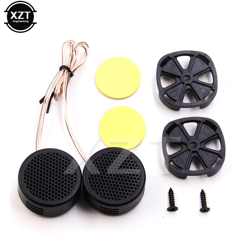 1 Pair High Efficiency Mini Dome Tweeter 2x 500W Car Universal Horn Super Power Car Audio