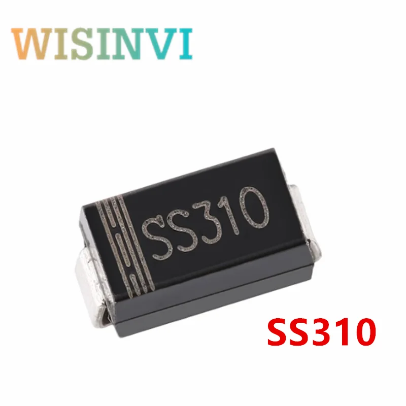 100PCS-5000PCS(1 reel)  SS310 SMA DO-214AC 100V 3A Schottky Barrier Rectifier Diode