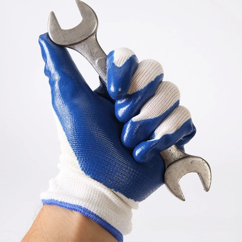 Gloves Ding Qing dipping glued gloves protective thin glue work
