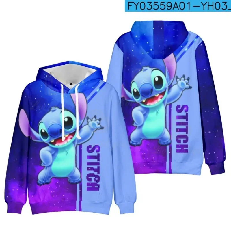 Children\'s Stitch Sweatshirt Stitch Clothing Boys Girls Long Sleeve Stitch Pullover Toddler Sweater Autumn Teen Hoodie Clothes