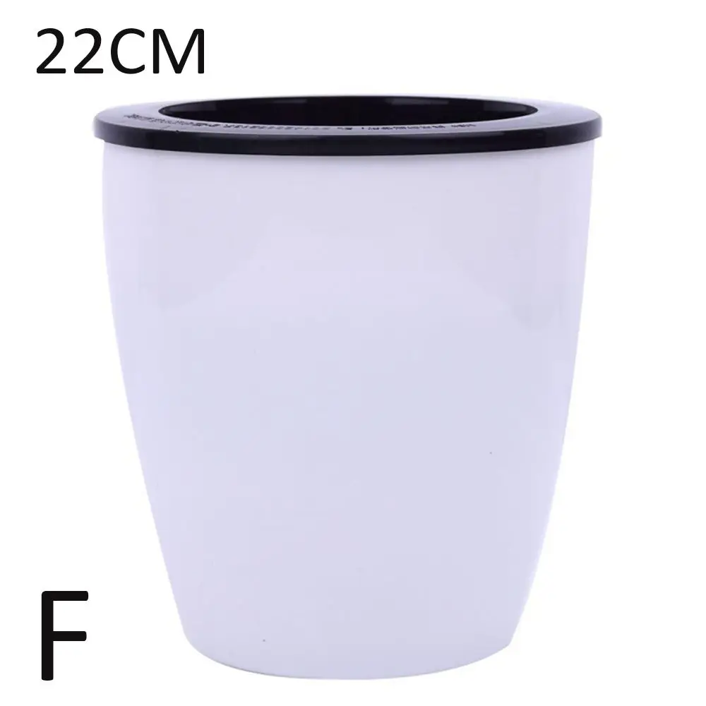 Resin Automatic Desktop Decoration Office Garden Supply Home Decor Flower Pots Plants Basket Planter