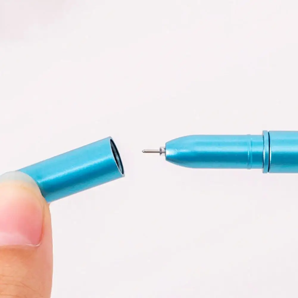 Gift 2Pcs Creative Metallic Color Feather Writing Gel Pens 0.5mm Interesting Pens Lightweight Ballpoint Pen For Writing