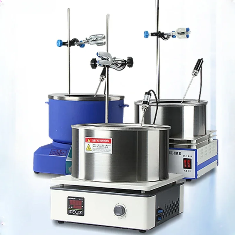 Collector type magnetic stirrer, small digital display, constant temperature water bath, vertical experimental oil bath