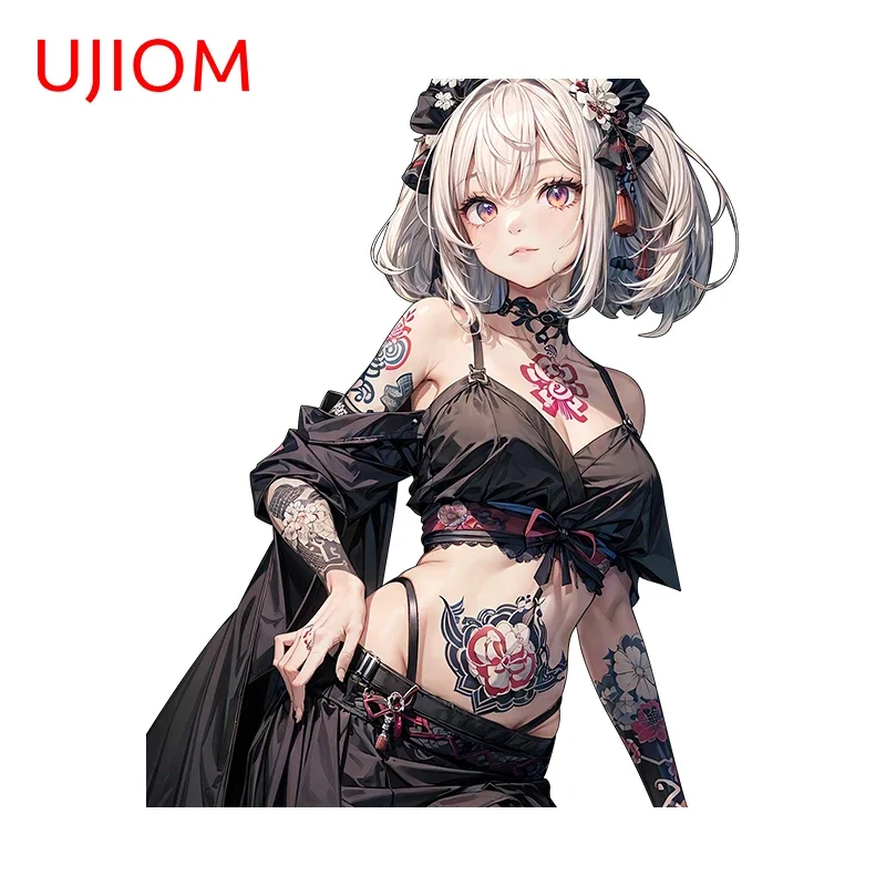 UJIOM Sexy And Pretty Anime Tattoo Girl Wall Sticker Exquisite Elegant High Quality Graffiti Decal Sofa Wallpaper Home Decor
