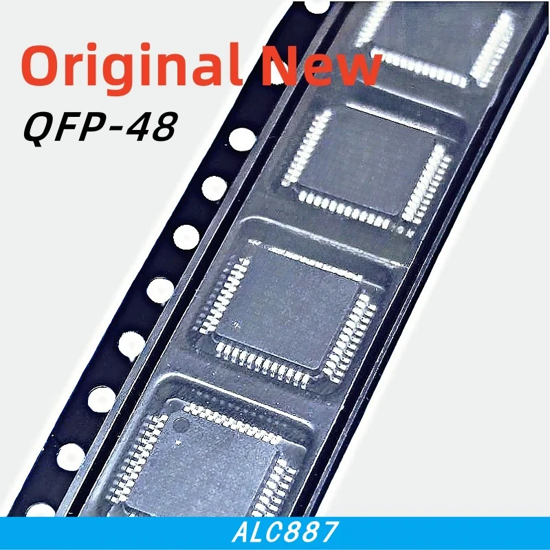 2-10pcs 100% New ALC887 QFP-48 Chipset