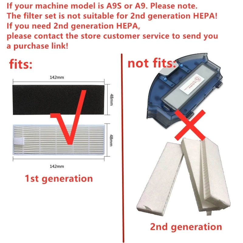 For iLife A7 A9 A9S V8 V80 V8s X750 X785 X800 Silvercrest SSR1 SSRA1 DEXP LF-800 Roller Main Brush Side Brush HEPA Filter Parts