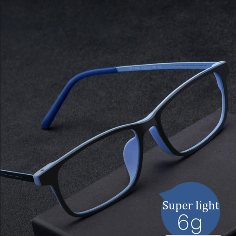

High Quality Titanium Frame Anti-Blue Light Magnifying Glasses Large Frame Business Screw Free Middle-Aged Elderly Glasses