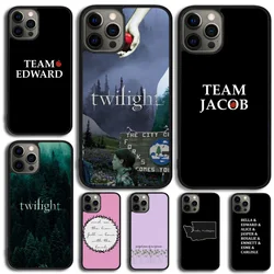 Twilight Saga Phone Case For iPhone 14 15 16 13 12 Mini Max Cover For Apple iPhone 11 Pro Max 6 8 7 Plus SE2020 Coque