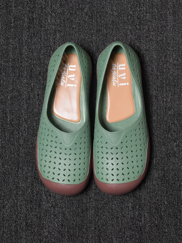 

Женские летние дышащие слипоны Clog oes een Garden Fre Sle, тапочки с закрытым носком, повседневные резиновые сандалии с открытым носком