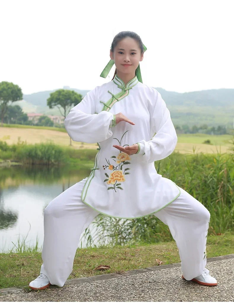 

Одежда для тай-чи, одежда для ушу, платье для кунг-фу, униформа для боевых искусств, весна и осень, дышащая одежда с длинными рукавами, 2022, новый стиль