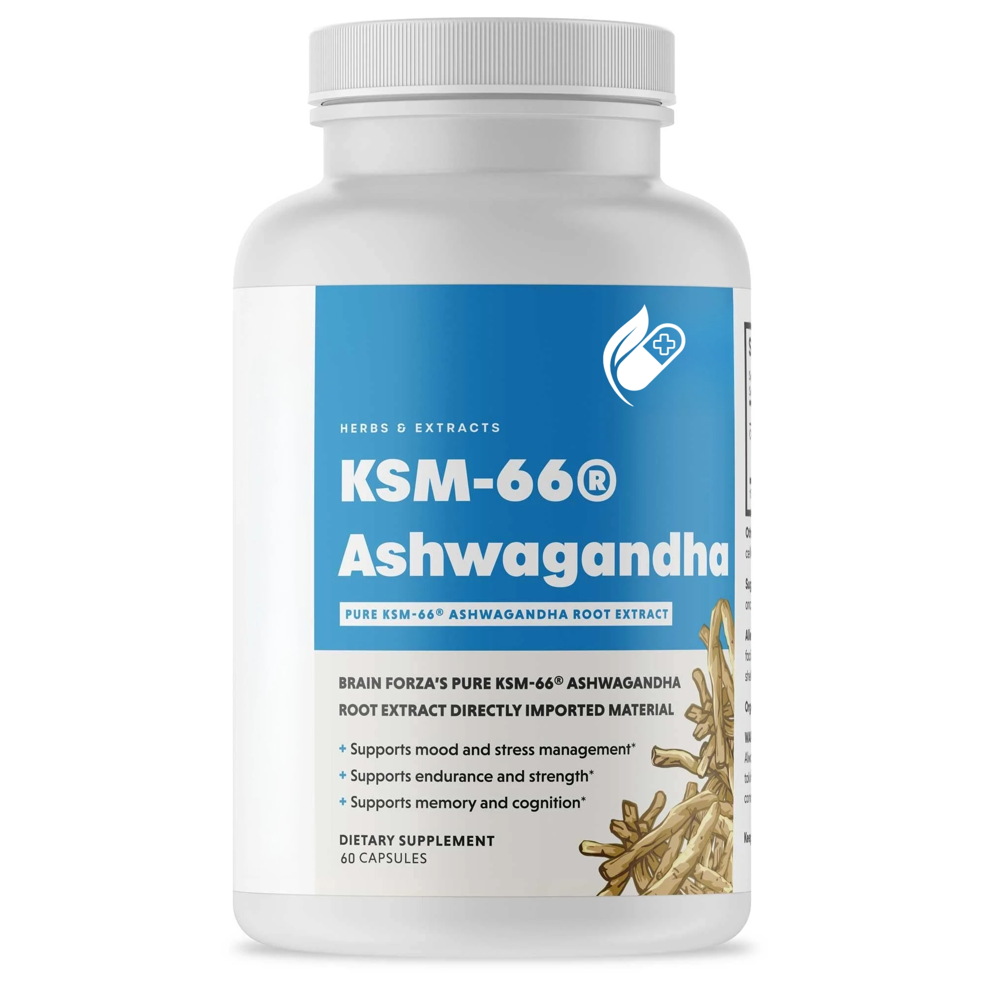 

KSM-66 Ashwagandha Supplement - For Men and Women, Relaxation, Energy, and Anxiety Relief