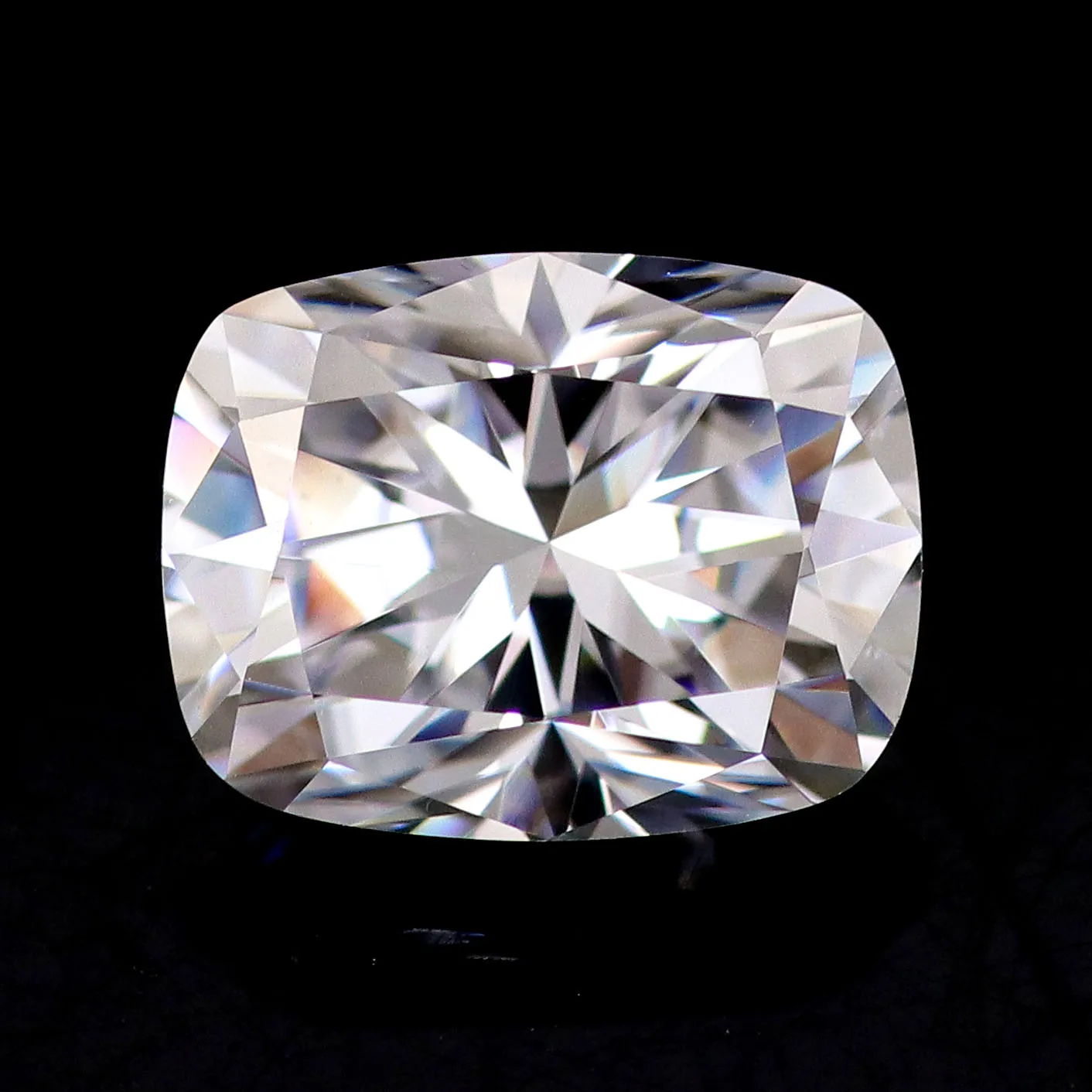 Provence Moissanite Loose stone Cushion Ice Cut D Color VVS1 Hand Cut Moissanite Gemstone Pass Diamond Test
