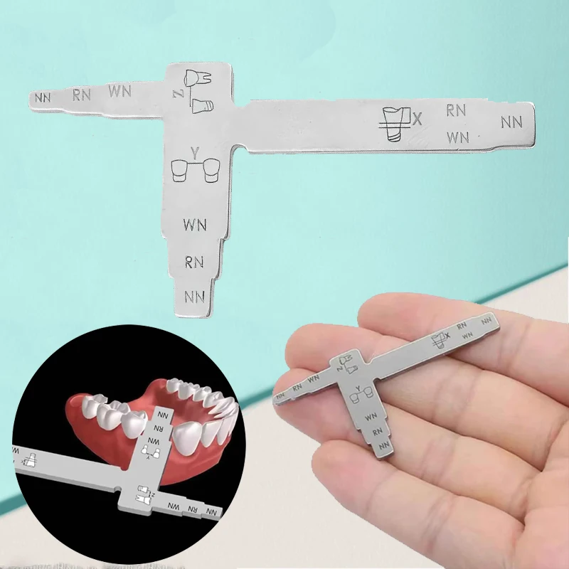 

Dental Implant Positioning Ruler T-Type Measuring Tool for Accurate Interdental Distance & Implant Location