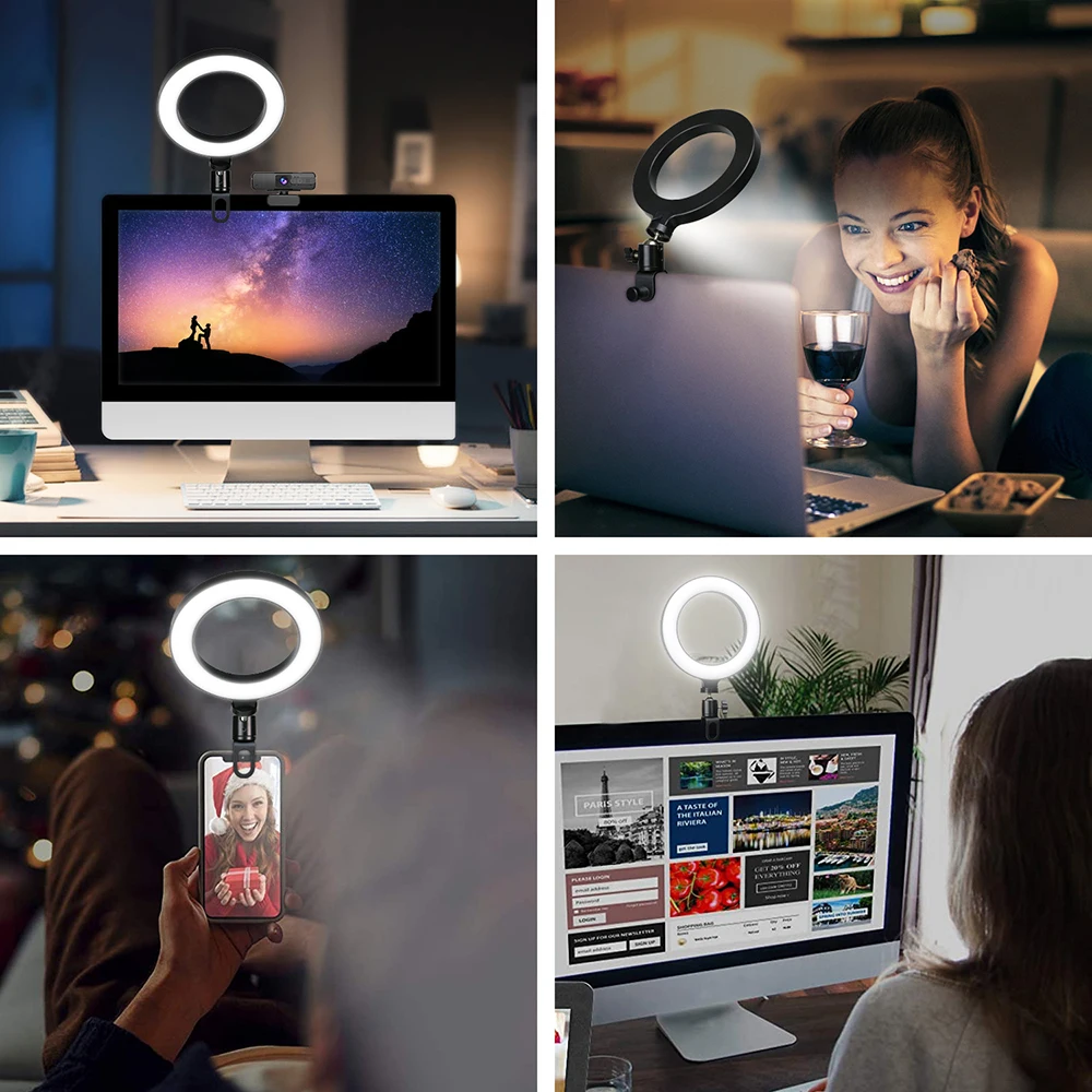 16cm LED Video Light with Stan - Stand Lighting Photography 评论和价格
