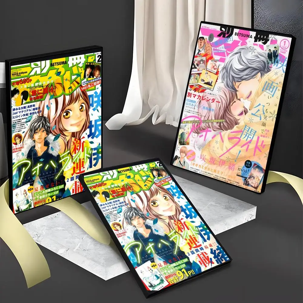 Anime B-Blue Spring Ride Poster Wall art print art suitable for living room bedroom bar parlor home decoration gift