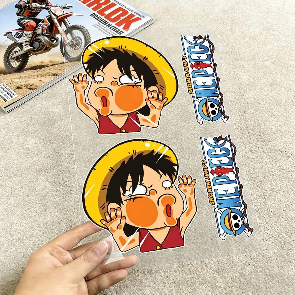 

Светоотражающие наклейки для мотоциклов Roronoa Zoro One Piece, предупреждающие о безопасности в темноте, для шлемов скутеров, 3M.