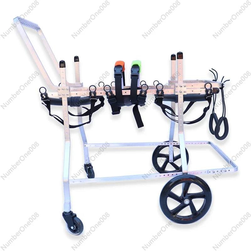 Four-Wheel Pet Wheelchair for Disabled Dogs: Suitable for Labrador, Alaskan, Golden Retriever