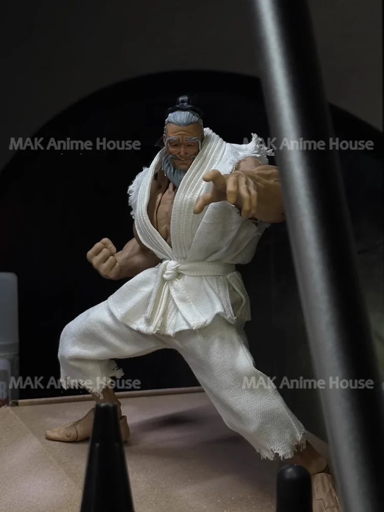 1/12 Lose Kampfkunst Uniform Kleidung Set Modell Fit 6 "Romankey UMS003 Big Guy Männlicher Soldat Action Figur Starke körper Puppen