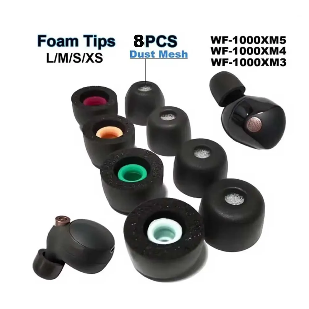 

Сменные насадки для наушников с эффектом памяти