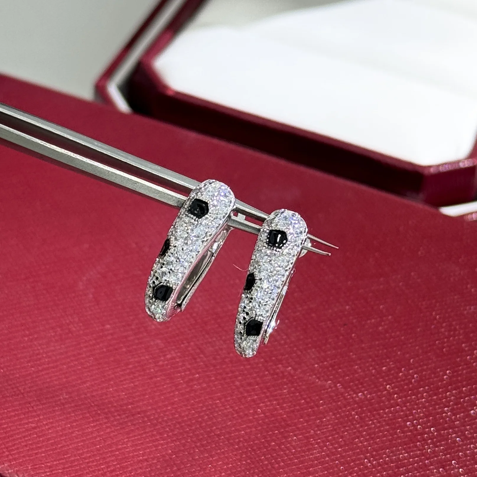 S925 Sterling Silver Moissanite Diamond Luxury Earring Woman Europe America Top Quality Jewelry Exquisite Gift