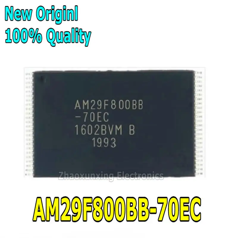 5~10PCS  New    AM29F800BB-70EC    AM29F800BB   TSSOP-48    Chipset