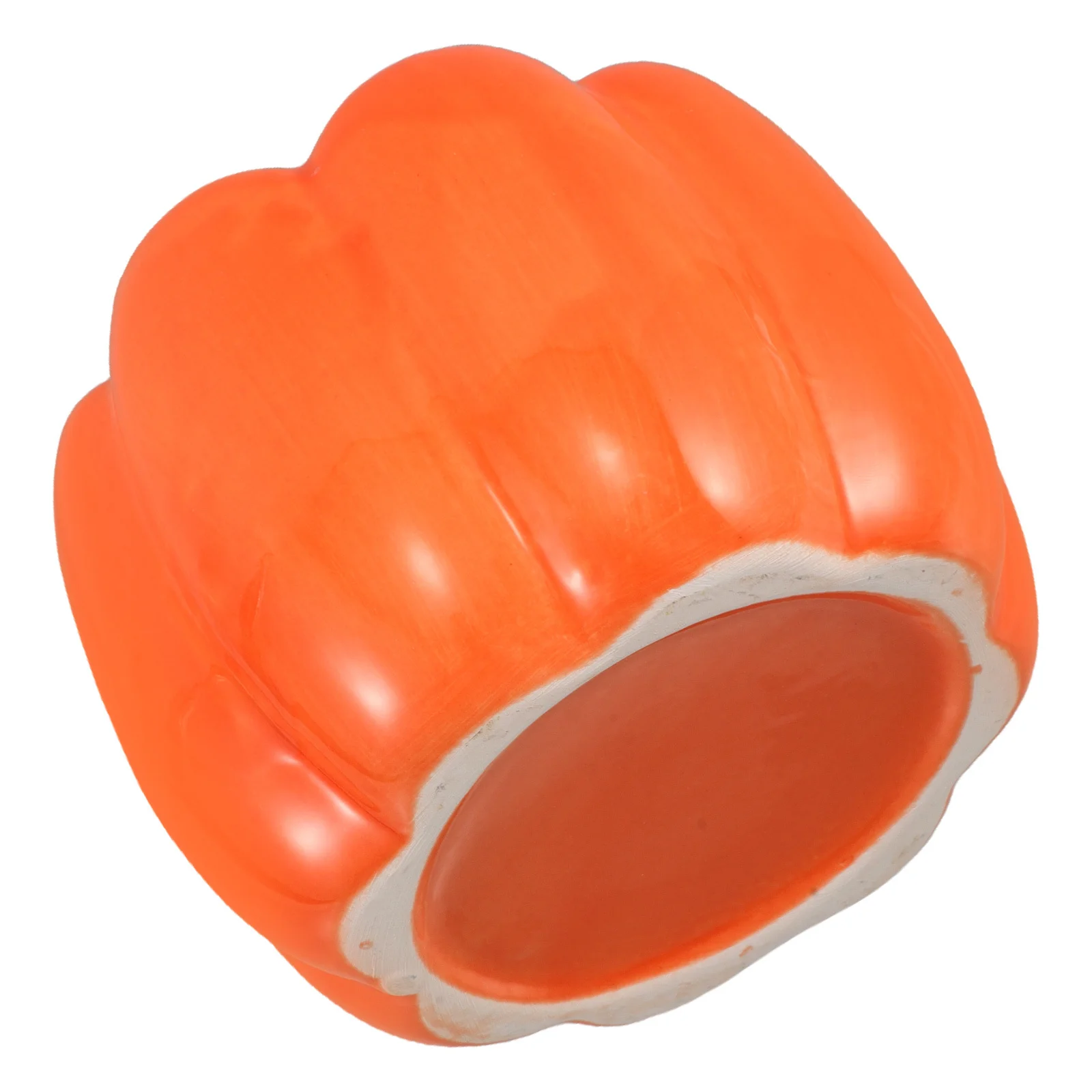 

Pumpkin Ceramic Bowl Oven Safe Soup Snack Candy Holder Halloween Party Thanksgiving Treat Serving Dish