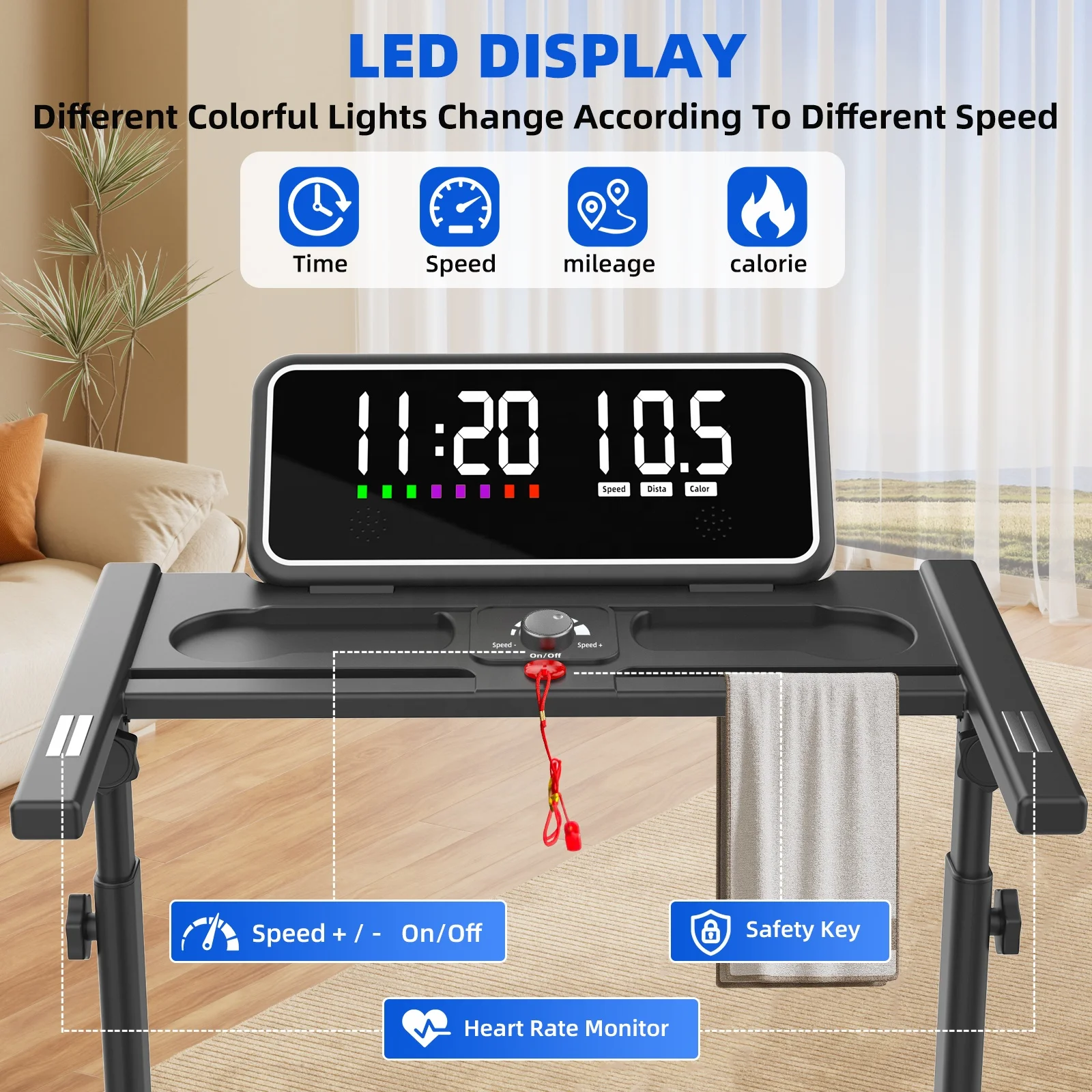 Efficient Cardio Folding Tread - Home Gym Electric Machine review and price