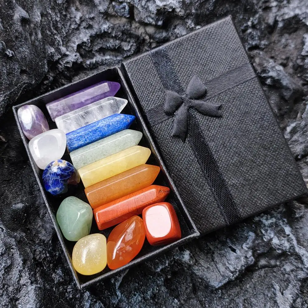 Chakra pierre naturelle cristal pierre précieuse guérison Quartz minéral ornement Reiki pierres précieuses méditation spirituelle décor à la maison artisanat cadeau