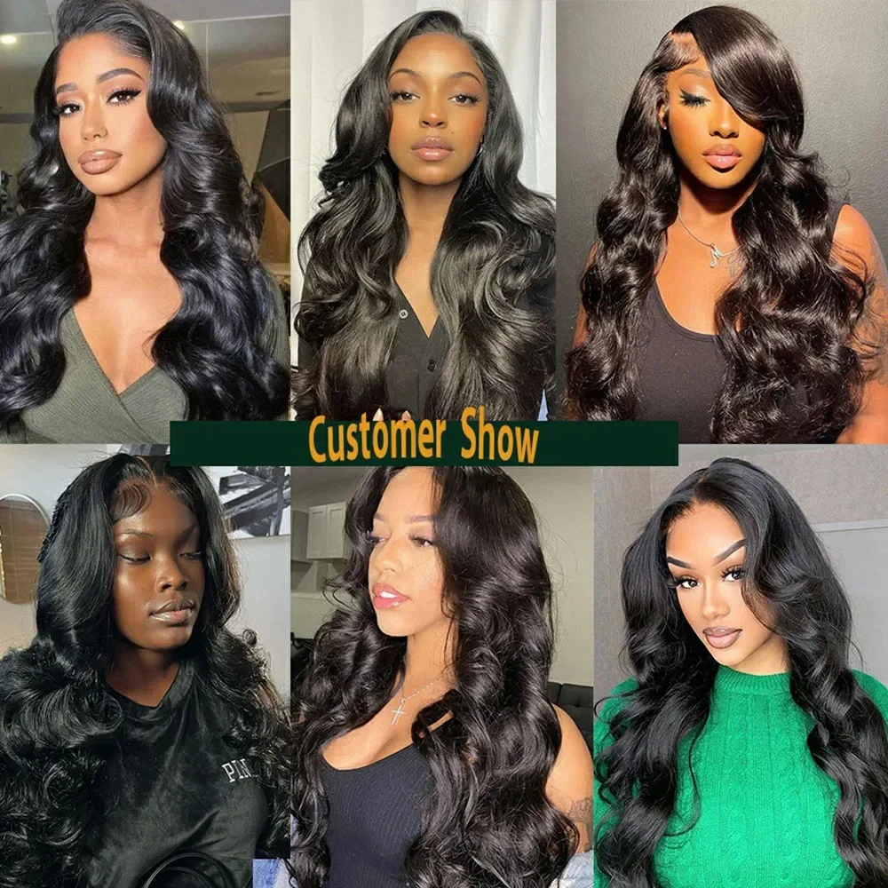 200 220 Density Body Wave Wigs 30 40 Inch 13x4 13x6 HD Lace Frontal Wig 360 Lace Frontal Wigs Human Hair Wig For Black Women image 2