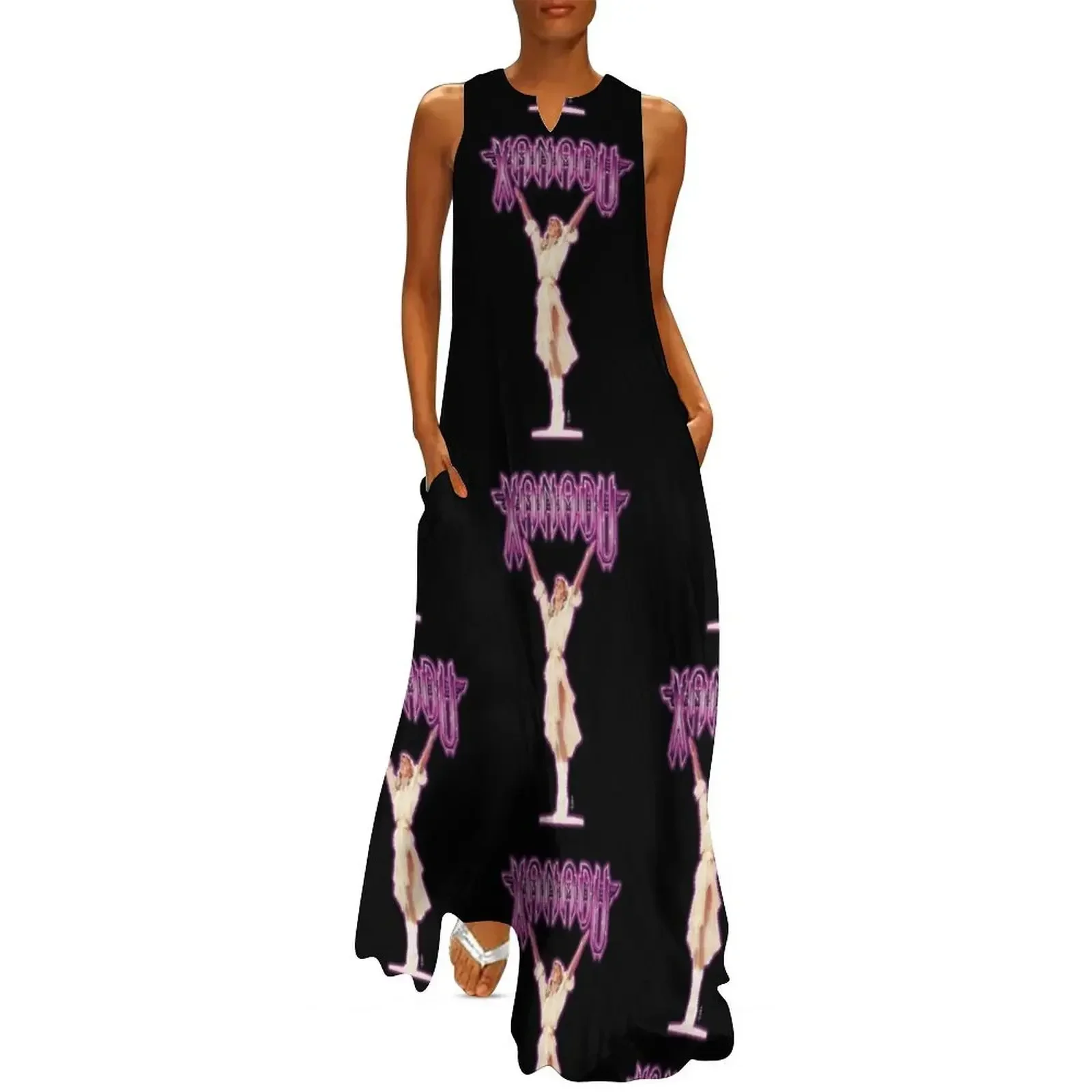 

XANADU Kira Olivia Newton-John Long Dress women's evening dresses woman dress dress women elegant luxury women