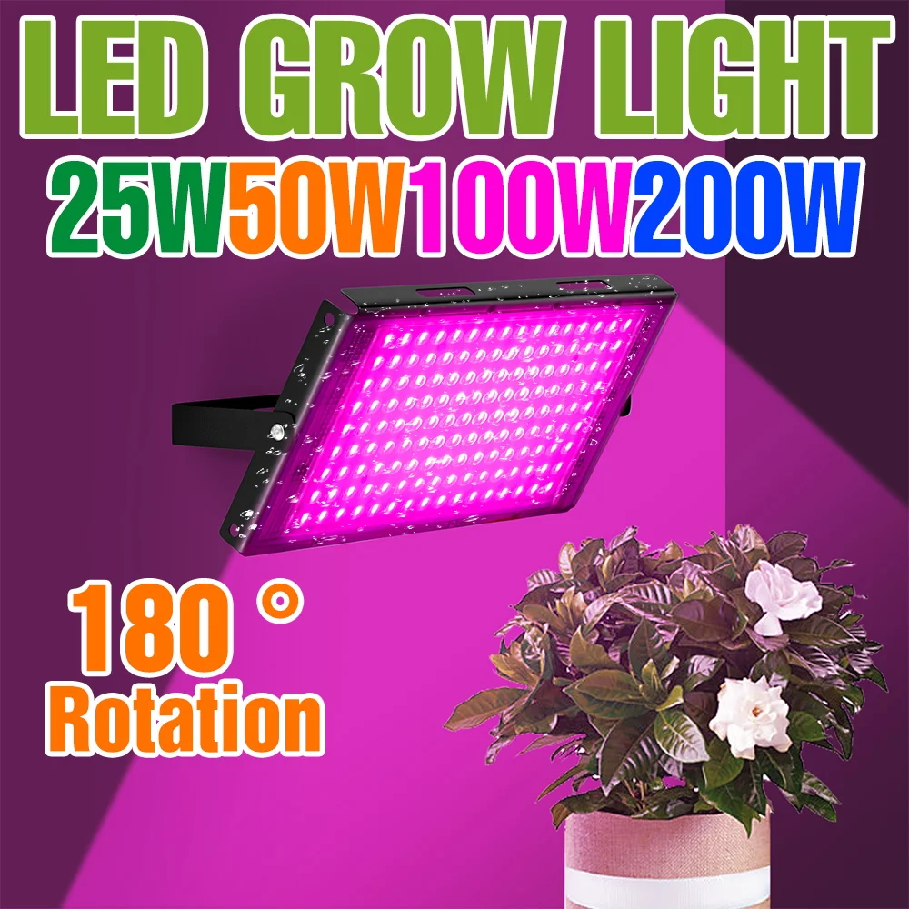 

200W LED Full Spectrum Plant Light 220V Indoor Succulent Seedling Cultivate Lamps Greenhouse Tent Vegs Fruits Grow Fill Lighting