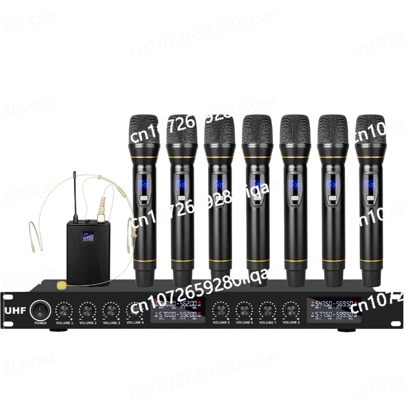 DF208 Professional Wireless Microphone Handheld Wireless Dynamic Handheld Microphone